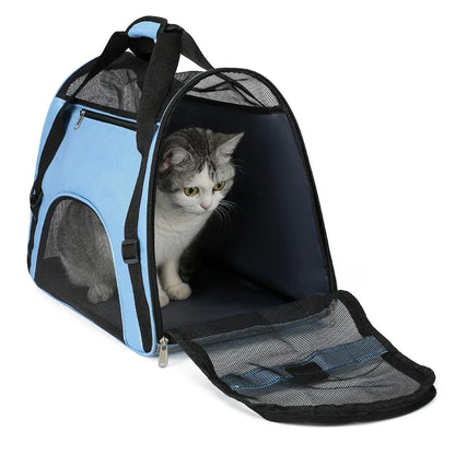 Breathable soft pet travel carrier bag