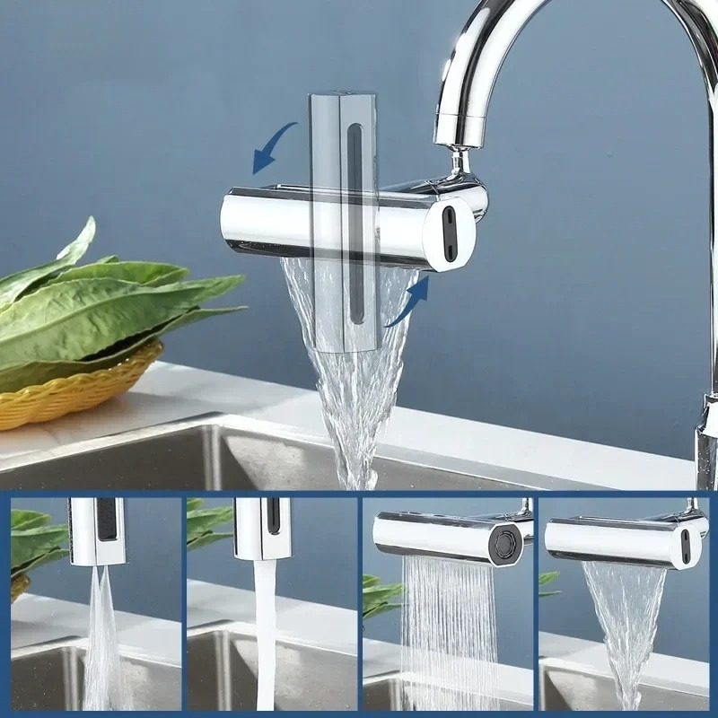 4-mode 360 degree swivel tap attachment faucet aerator