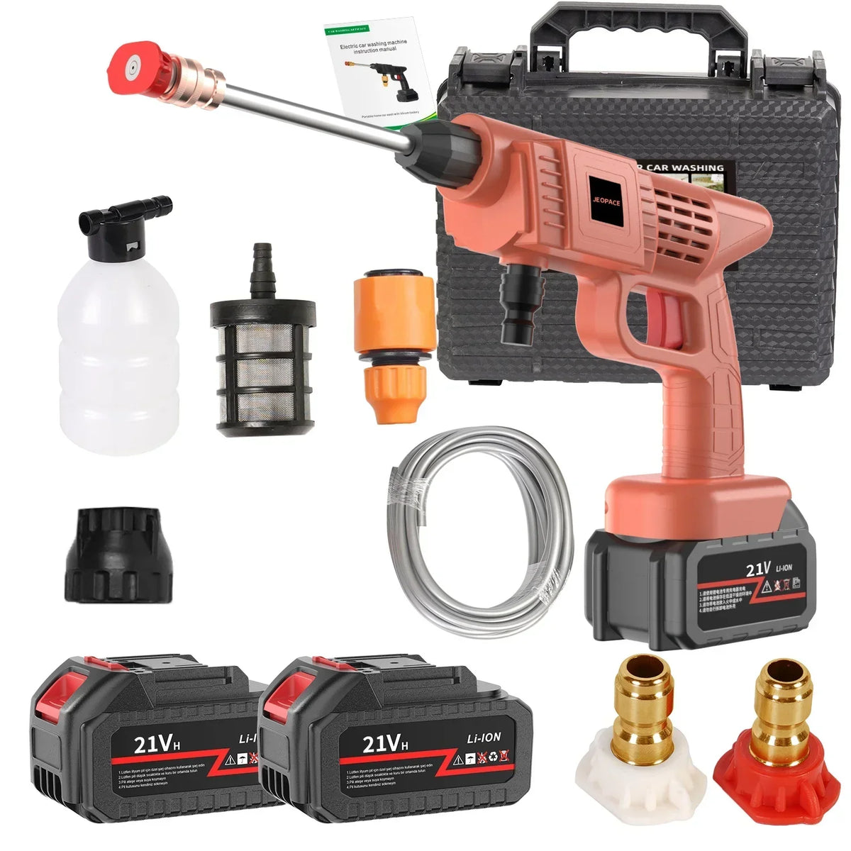 Cordless Pressure Washer – Portable Battery Car & Garden Cleaner