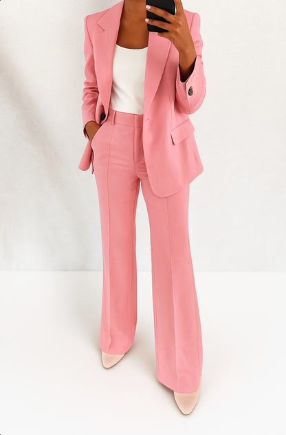 Women's classic suit set styling