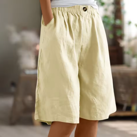 Women's above-knee loose shorts