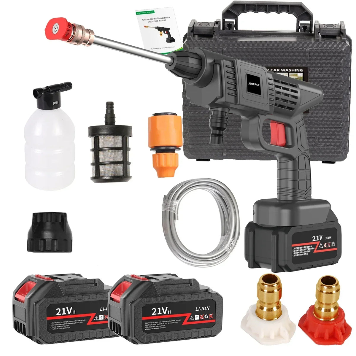 Cordless Pressure Washer – Portable Battery Car & Garden Cleaner