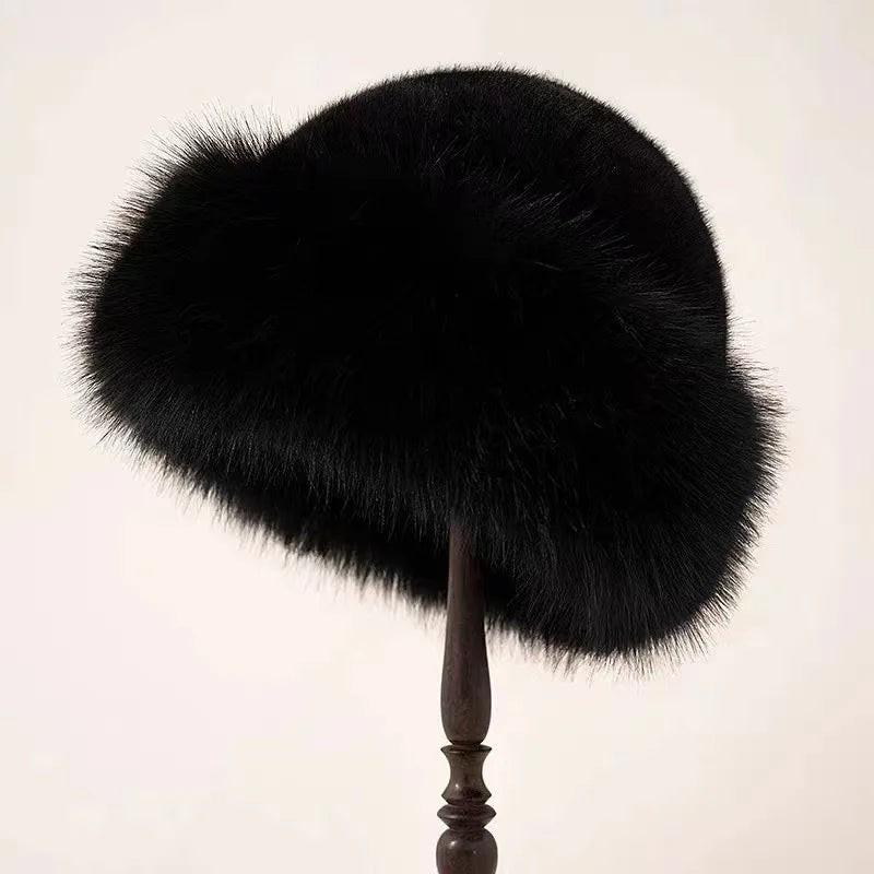 Cosy Thick Fluffy Faux Fur Hat