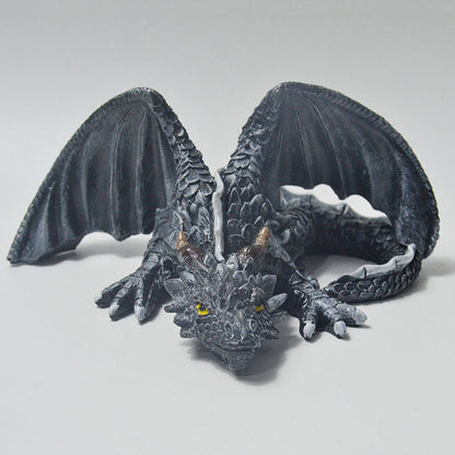 Sitting Dragon Statue – Fantasy Decoration for Home & Garden