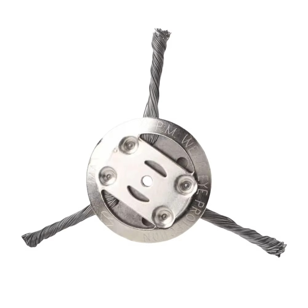 Universal Weed Brush Trimmer Head – Steel Wire Garden Tool