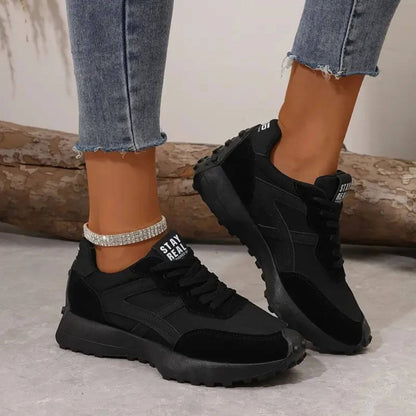 Women's panel sneakers - front