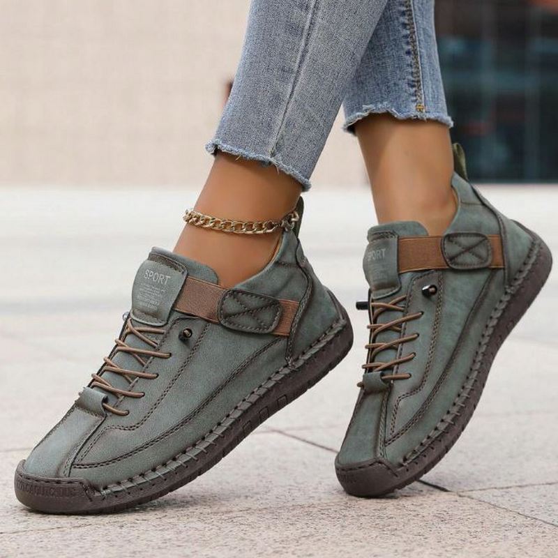 Women's cushioned comfort slip-on trainers