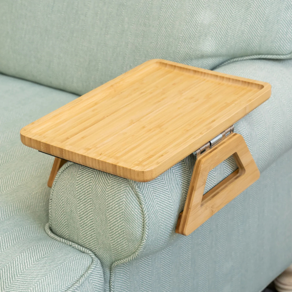 Sofa Armrest Tray – Clip-On Couch Side Table