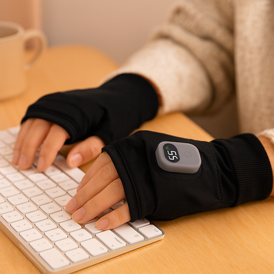 Smart Heated Gloves – USB Rechargeable with Touchscreen Fingertips