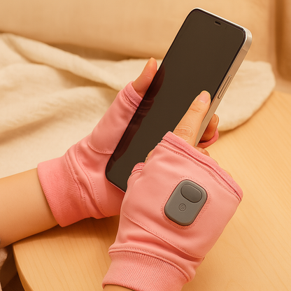 Smart Heated Gloves – USB Rechargeable with Touchscreen Fingertips