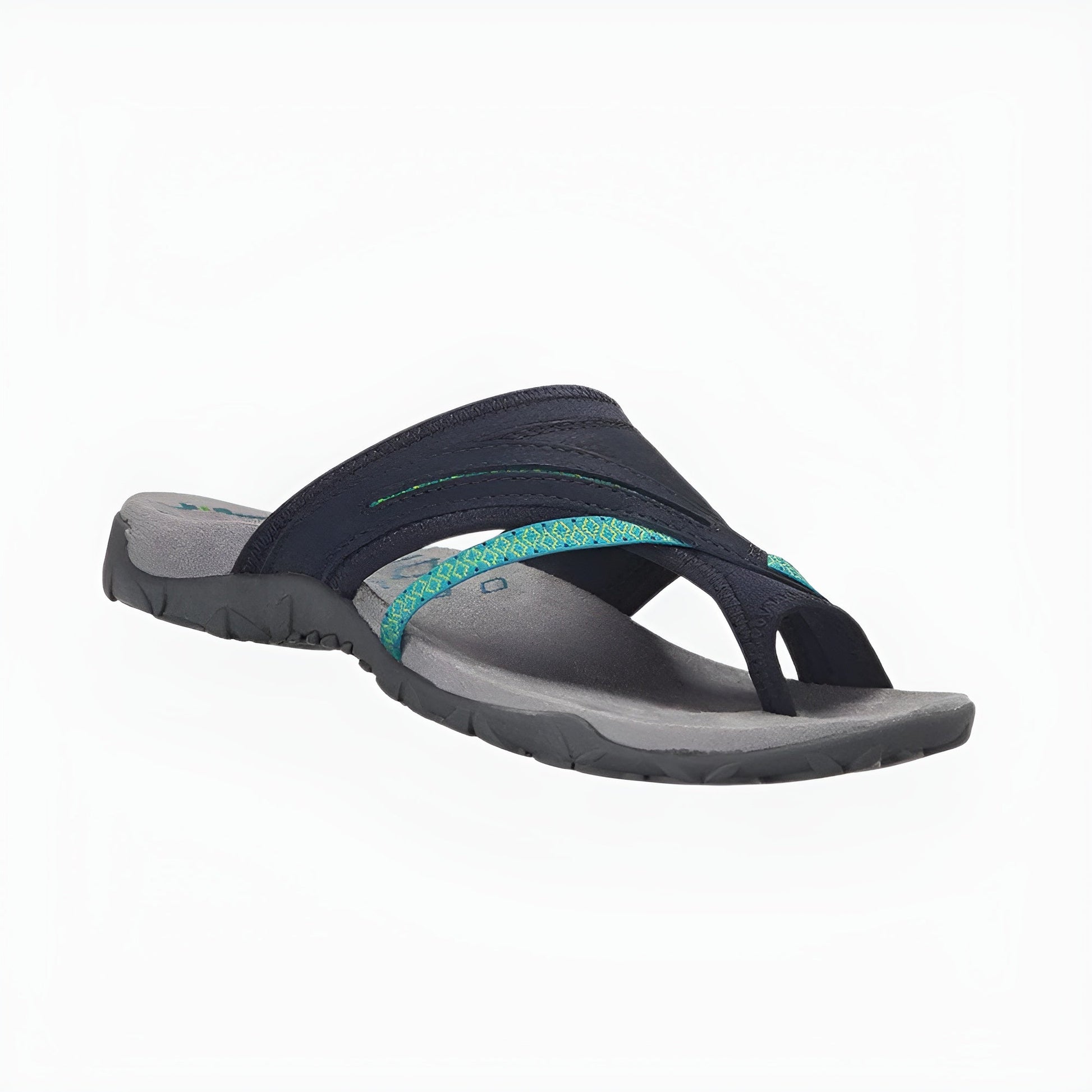 Comfortable Orthopaedic Sandals for Women, Vegan Leather Sandals with Cushioned Footbed