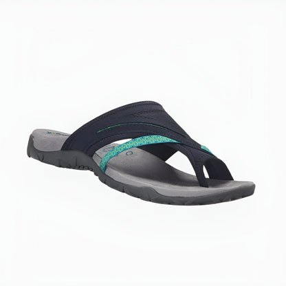 Comfortable Orthopaedic Sandals for Women, Vegan Leather Sandals with Cushioned Footbed