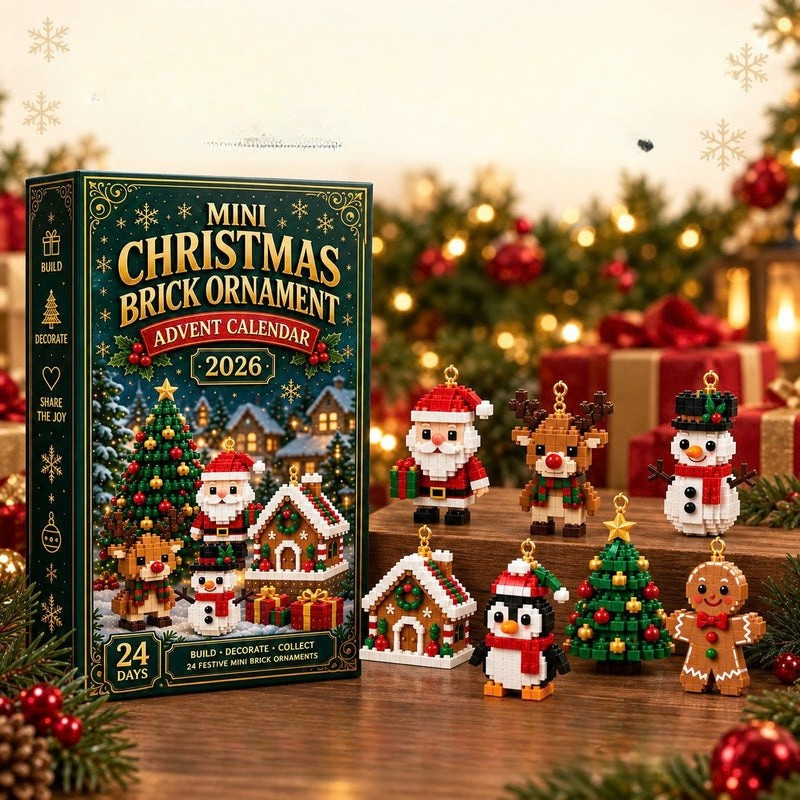 Christmas Advent Calendar – 24 Buildable Mini Figures