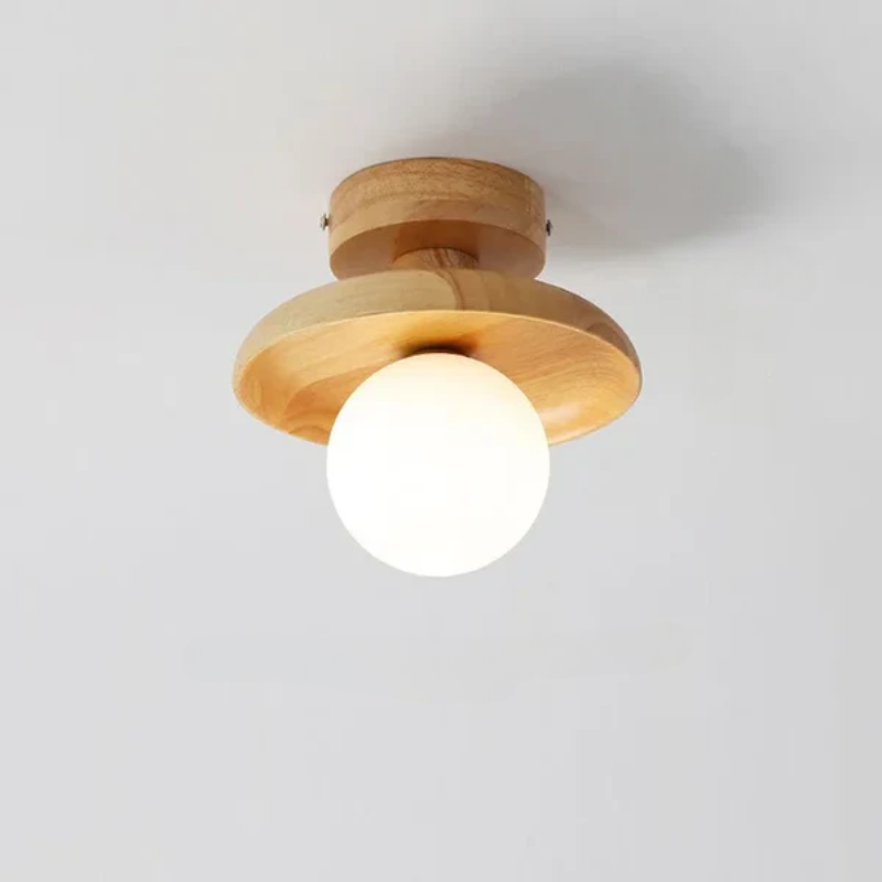 Saucer Ceiling Lamp – Low-Profile Flush Mount with Soft Even Light