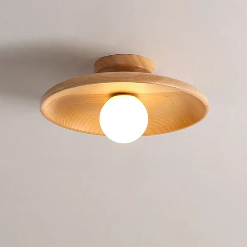 Saucer Ceiling Lamp – Low-Profile Flush Mount with Soft Even Light