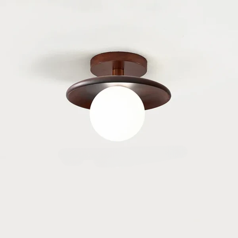 Saucer Ceiling Lamp – Low-Profile Flush Mount with Soft Even Light