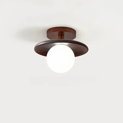 Saucer Ceiling Lamp – Low-Profile Flush Mount with Soft Even Light