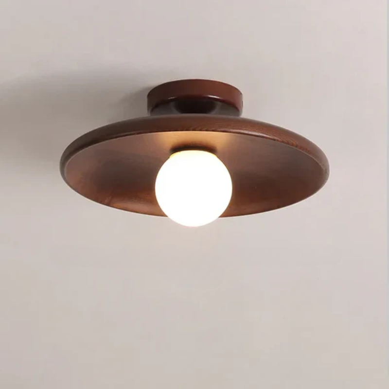 Saucer Ceiling Lamp – Low-Profile Flush Mount with Soft Even Light