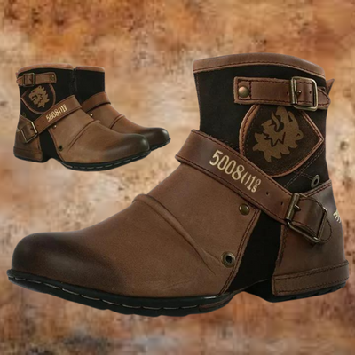 Men's Vintage Boots – Rugged Lace-Up Ankle Boots
