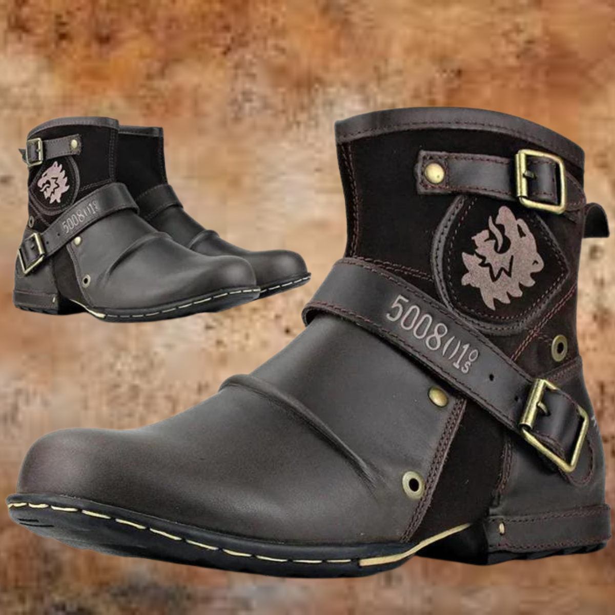 Men's Vintage Boots – Rugged Lace-Up Ankle Boots