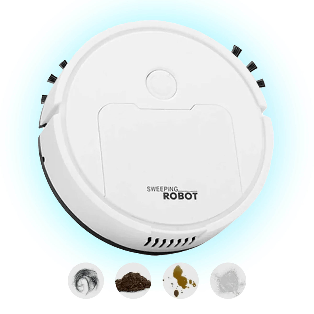 Slim automatic robot vacuum cleaner