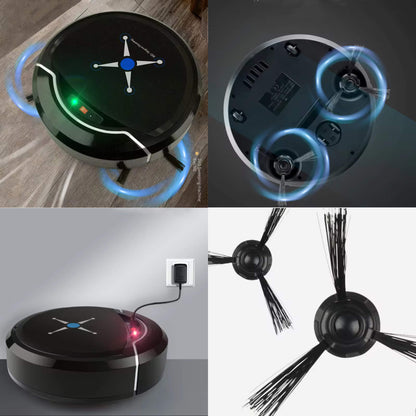 Slim automatic robot vacuum cleaner