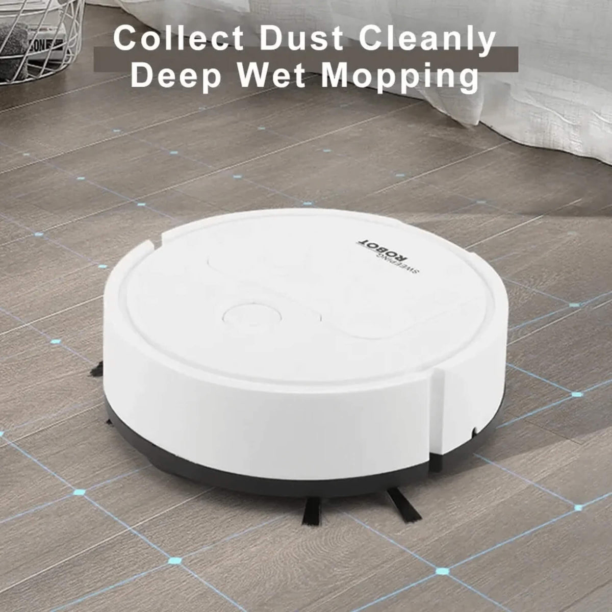 Slim automatic robot vacuum cleaner