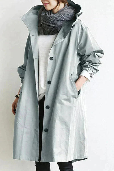 Hooded Raincoat – Waterproof Urban Rain Jacket
