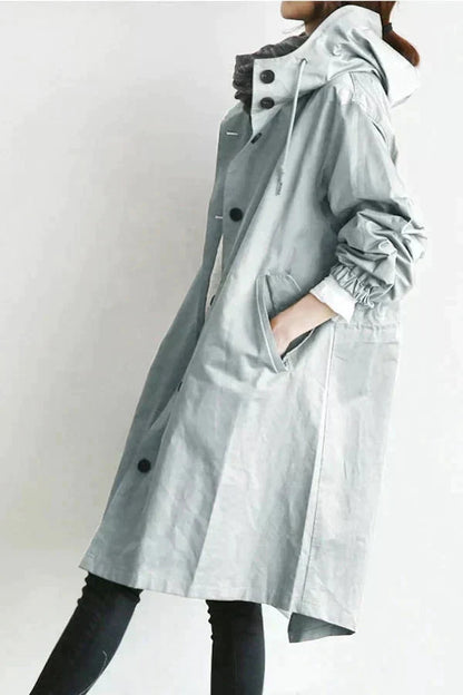 Hooded Raincoat – Waterproof Urban Rain Jacket