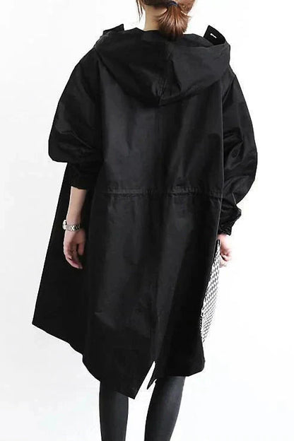 Hooded Raincoat – Waterproof Urban Rain Jacket