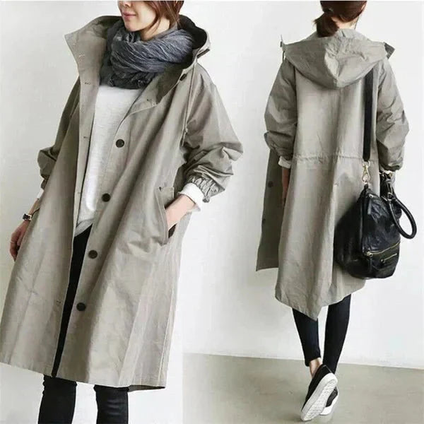 Hooded Raincoat – Waterproof Urban Rain Jacket
