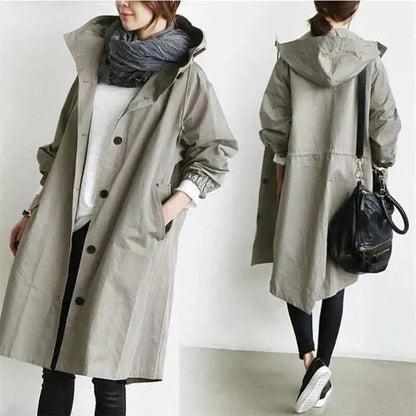 Hooded Raincoat – Waterproof Urban Rain Jacket