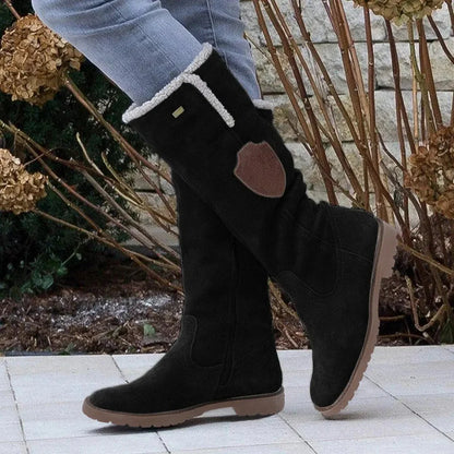 Women's warm ankle boots - detail