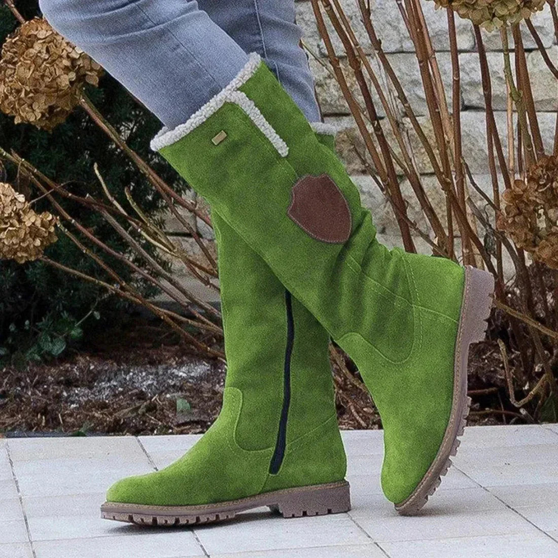Women's non-slip winter boots - front