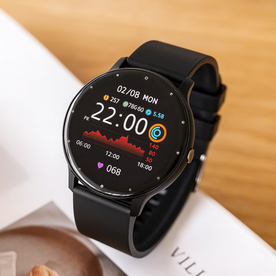 Smart Health Watch with Heart Rate & Activity Tracking