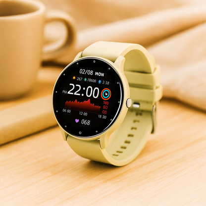 Smart Health Watch with Heart Rate & Activity Tracking