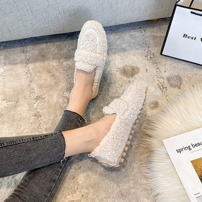 Women's Plush Slippers – Cosy Fleece-Lined House Shoes