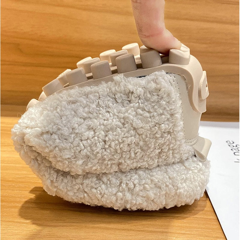 Women's Plush Slippers – Cosy Fleece-Lined House Shoes