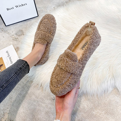 Women's Plush Slippers – Cosy Fleece-Lined House Shoes