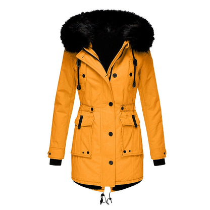 Women's warm cotton parka winter coat