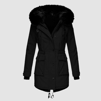 Women's warm cotton parka winter coat