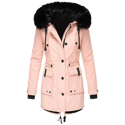 Women's warm cotton parka winter coat