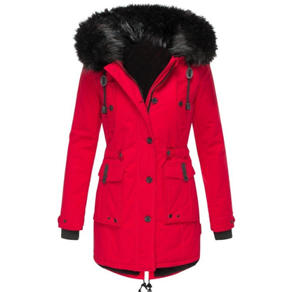 Women's warm cotton parka winter coat