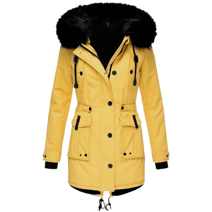 Women's warm cotton parka winter coat