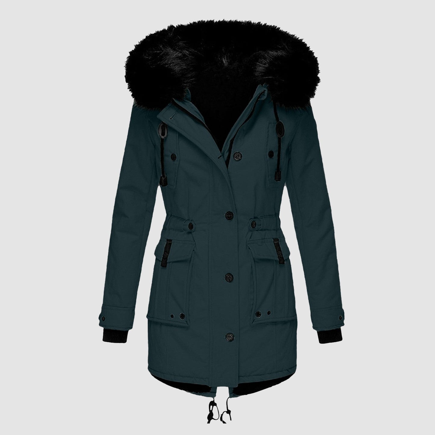 Women's warm cotton parka winter coat