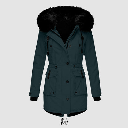 Women's warm cotton parka winter coat