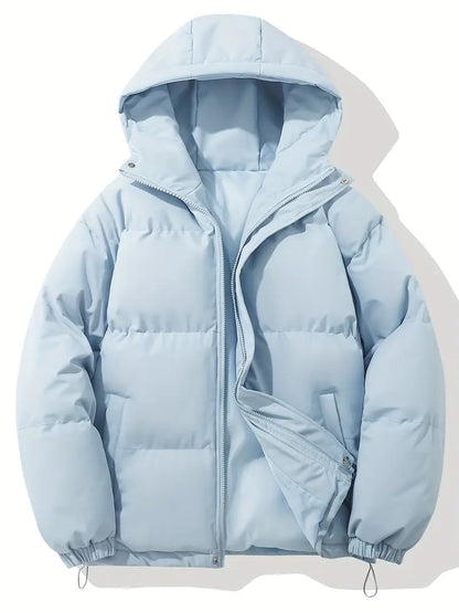 Men's Hooded Jacket – Classic Warm Padded Jacket