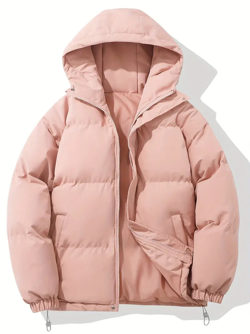 Men's Hooded Jacket – Classic Warm Padded Jacket