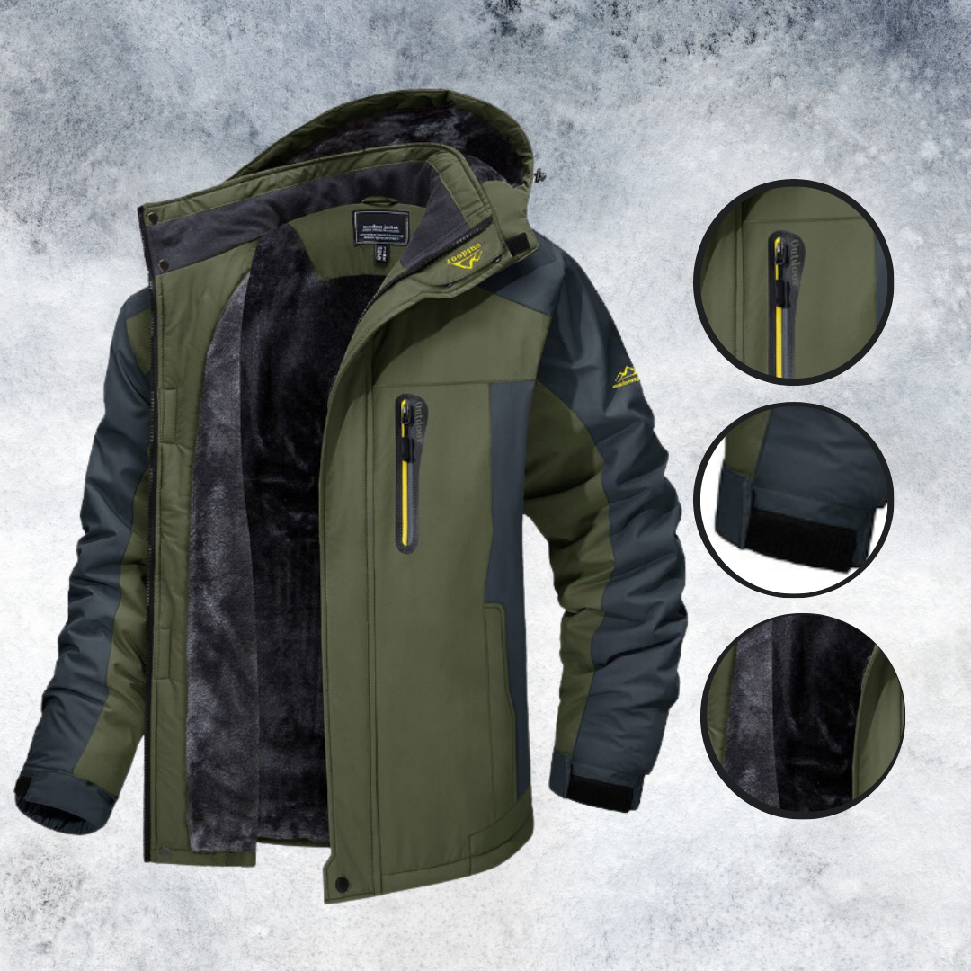 Men's outdoor hiking jacket - back