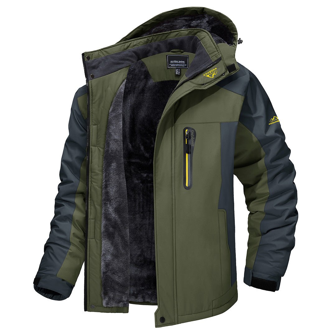 Men's windproof outdoor jacket - front